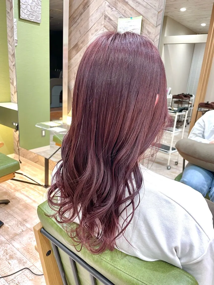 ロング カラー カット ヘアカラー トリートメント 佐々木 美帆のヘアスタイル