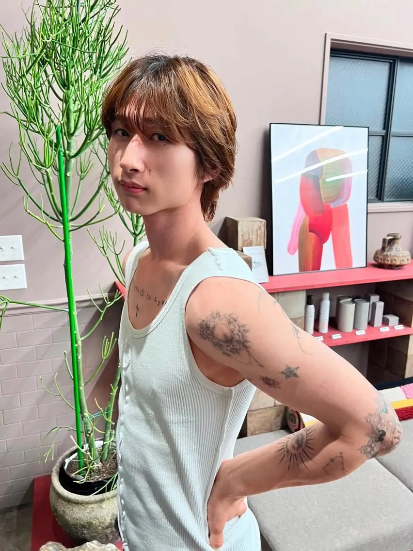 ショート カラー メンズ 小笠原悠斗 /メンズヘアのヘアスタイル