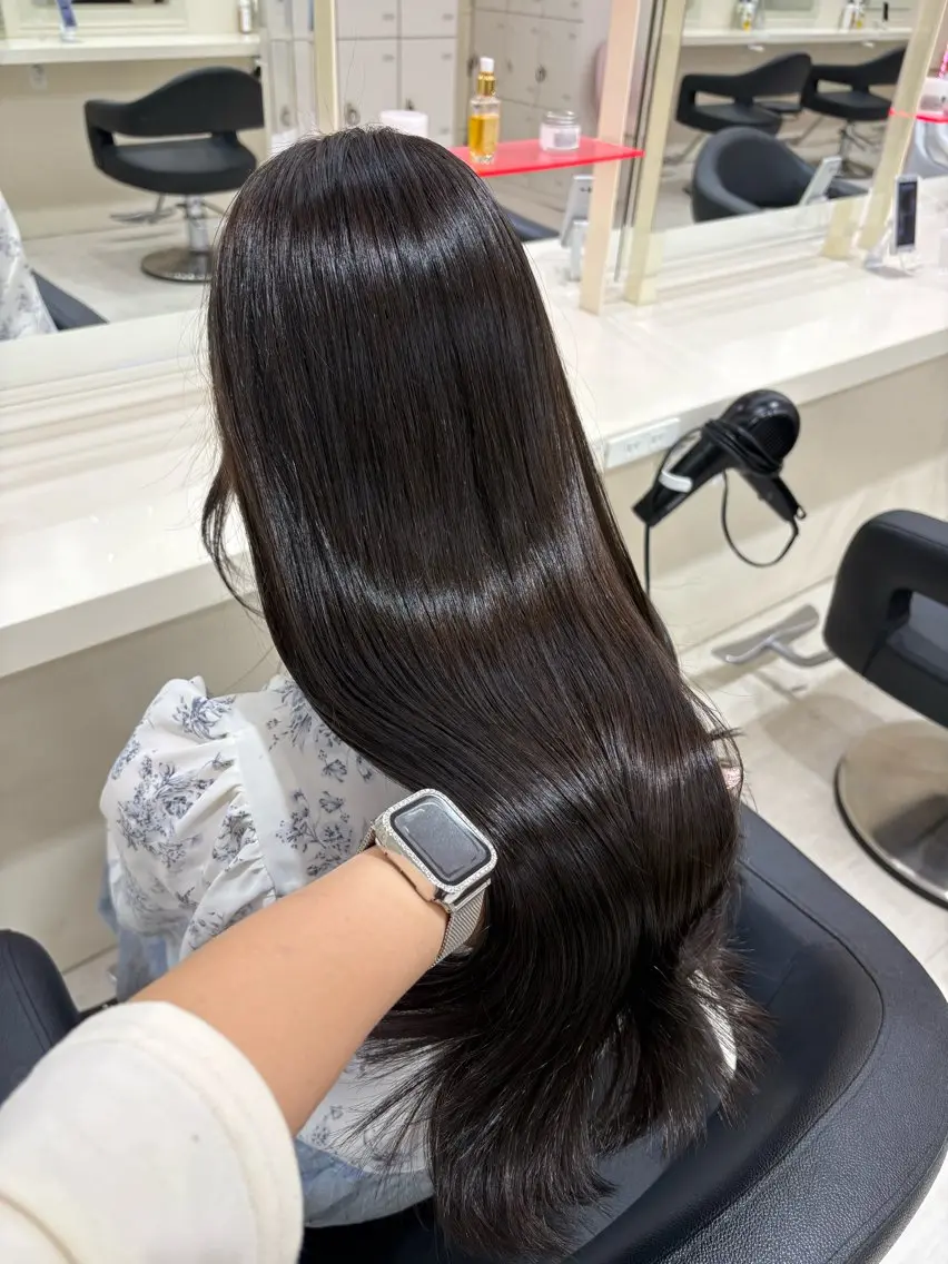 ロング カラー ヘアアレンジ 💟RINNA 艶カラー💟のヘアスタイル
