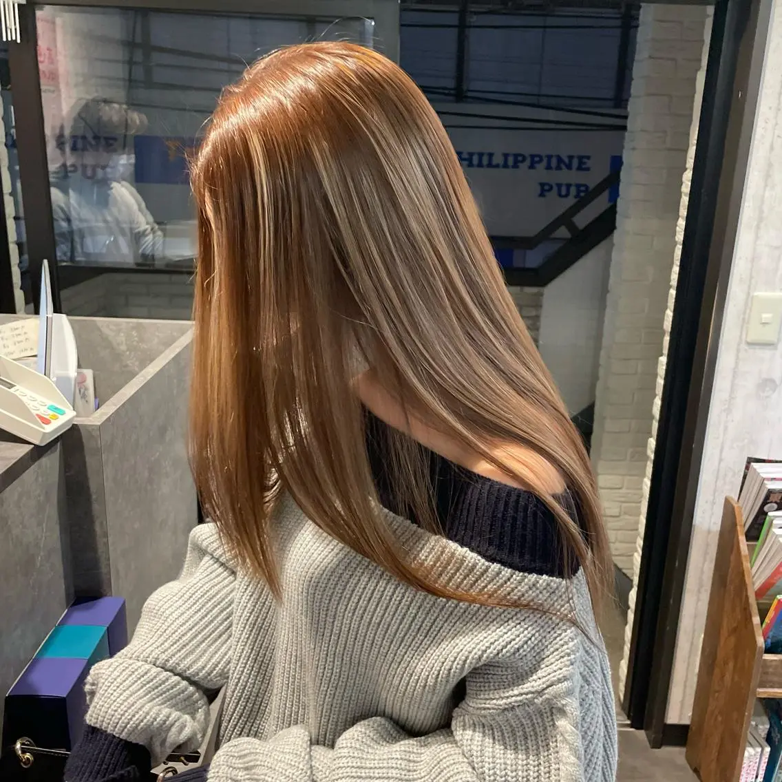 ロング カラー ベージュカラー ハイライトカラー ハイライト ヘアカラー Wataru 髪質改善カラー💎のヘアスタイル