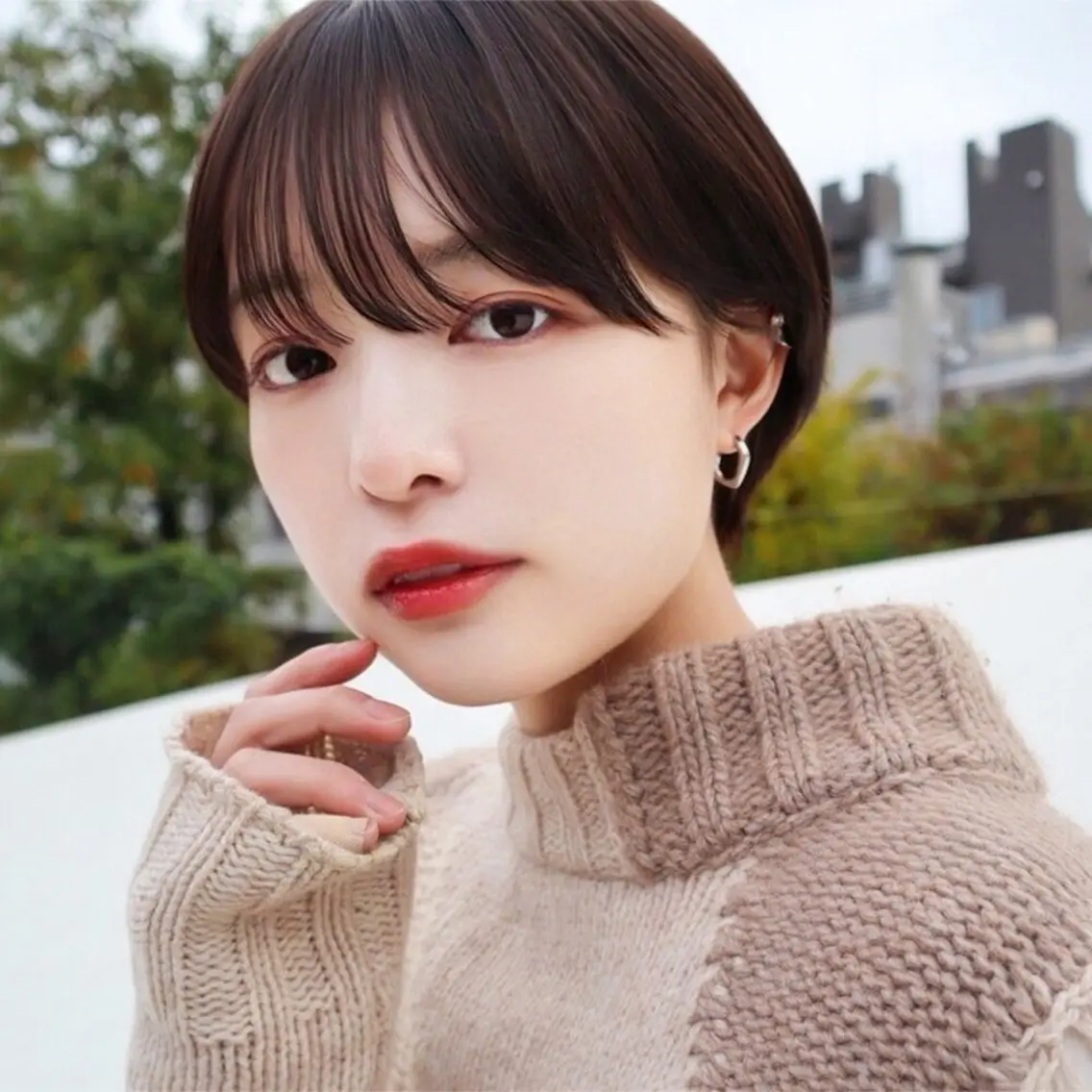 ショート カット ヘアカラー トリートメント セシルヘアー博多 手島のヘアスタイル