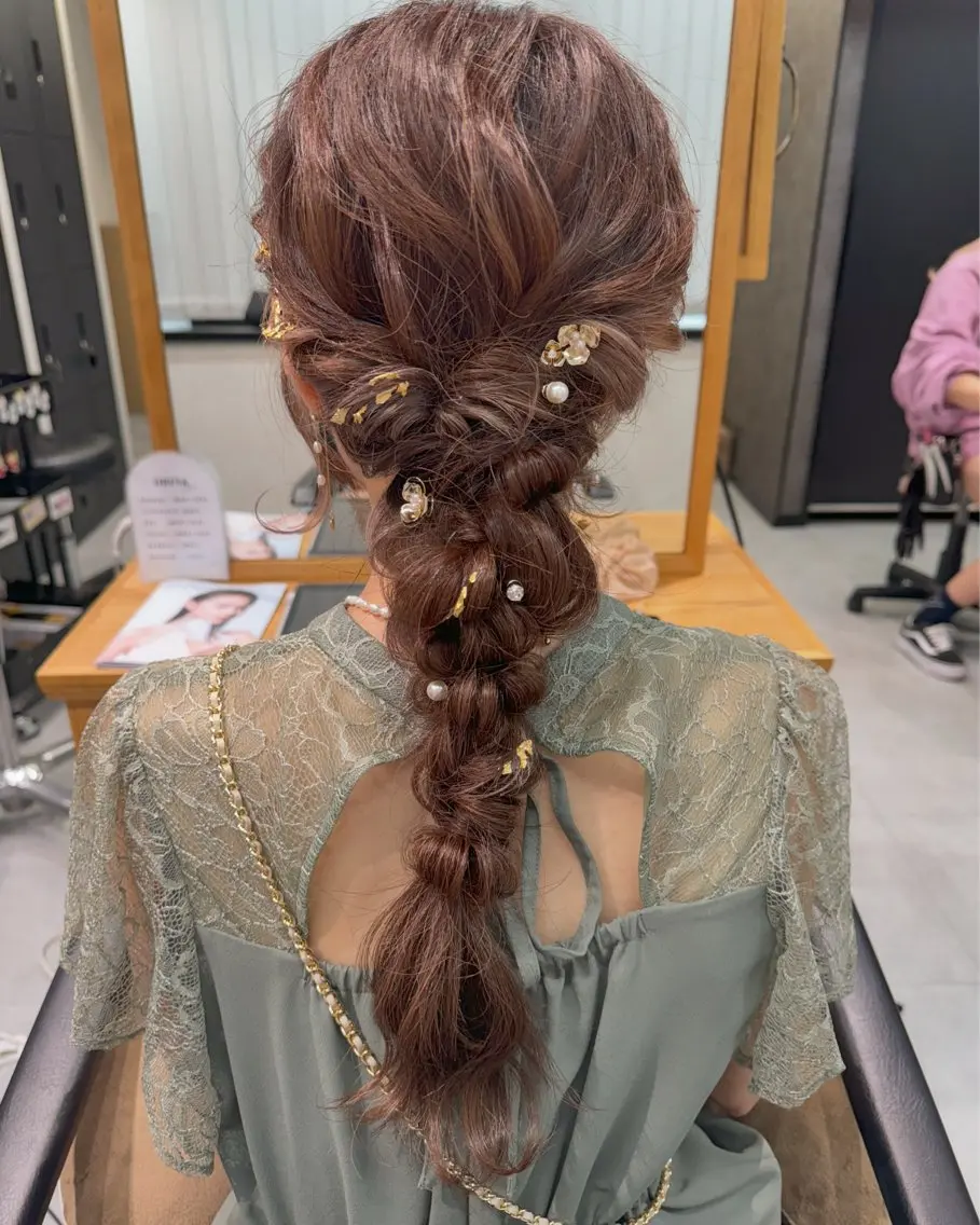 【🪄フルメイク🪄】お呼ばれヘアセット+フルメイク💄の写真