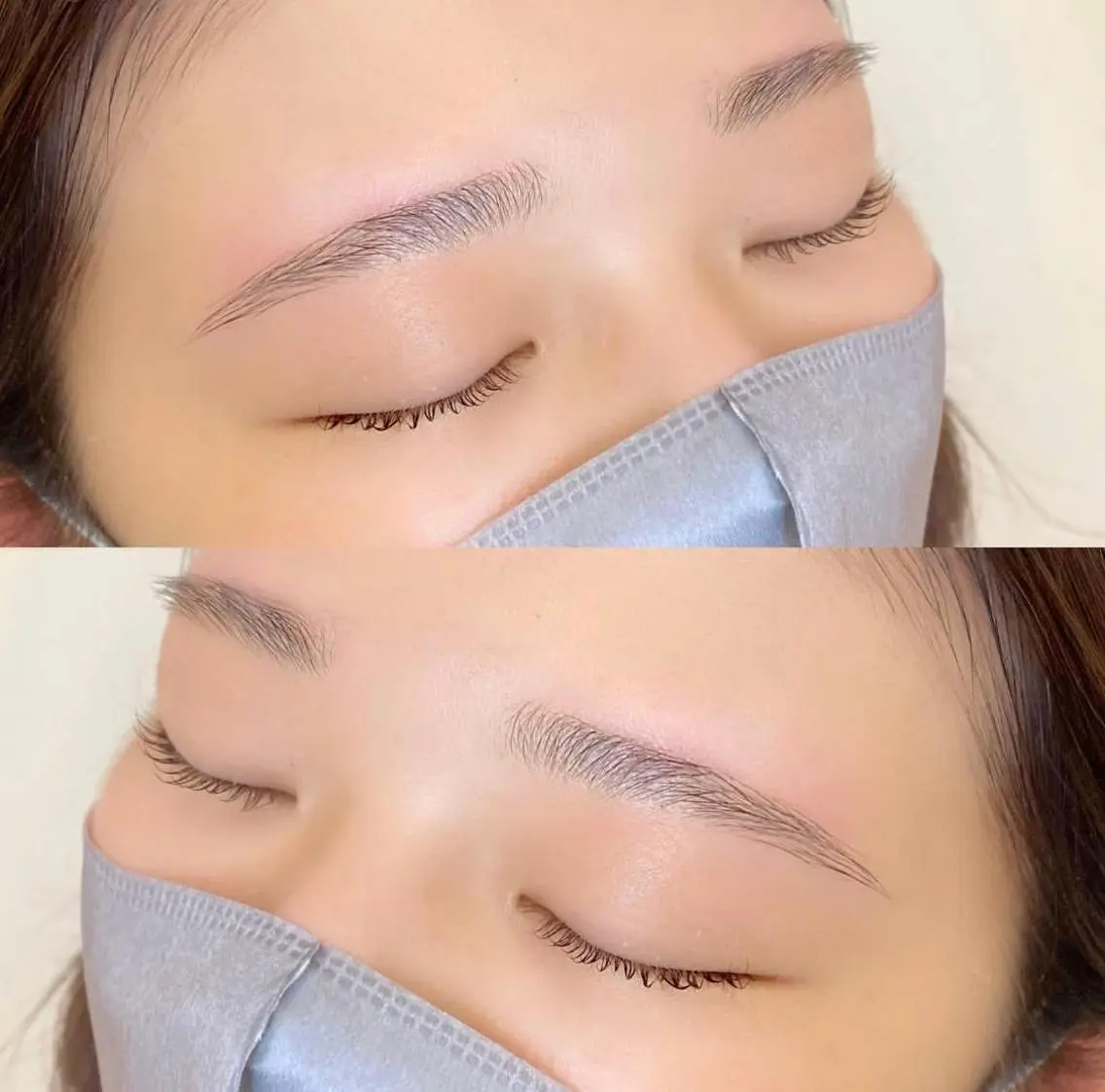 美眉スタイリング + フェイス光脱毛 お顔全体のムダ毛産毛までしっかりと🪄の写真