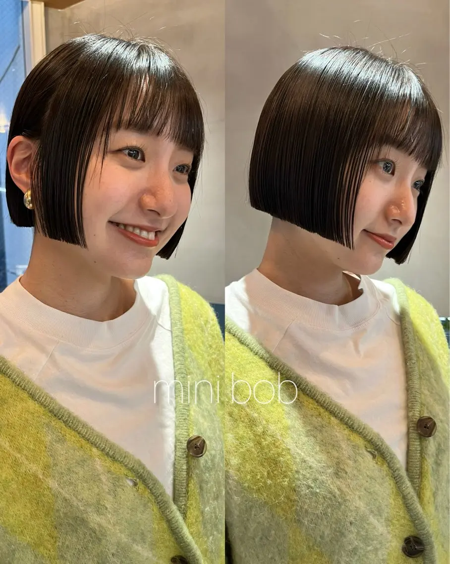ショート カラー ボブ 似合わせレディース/ メンズ/あゆかのヘアスタイル