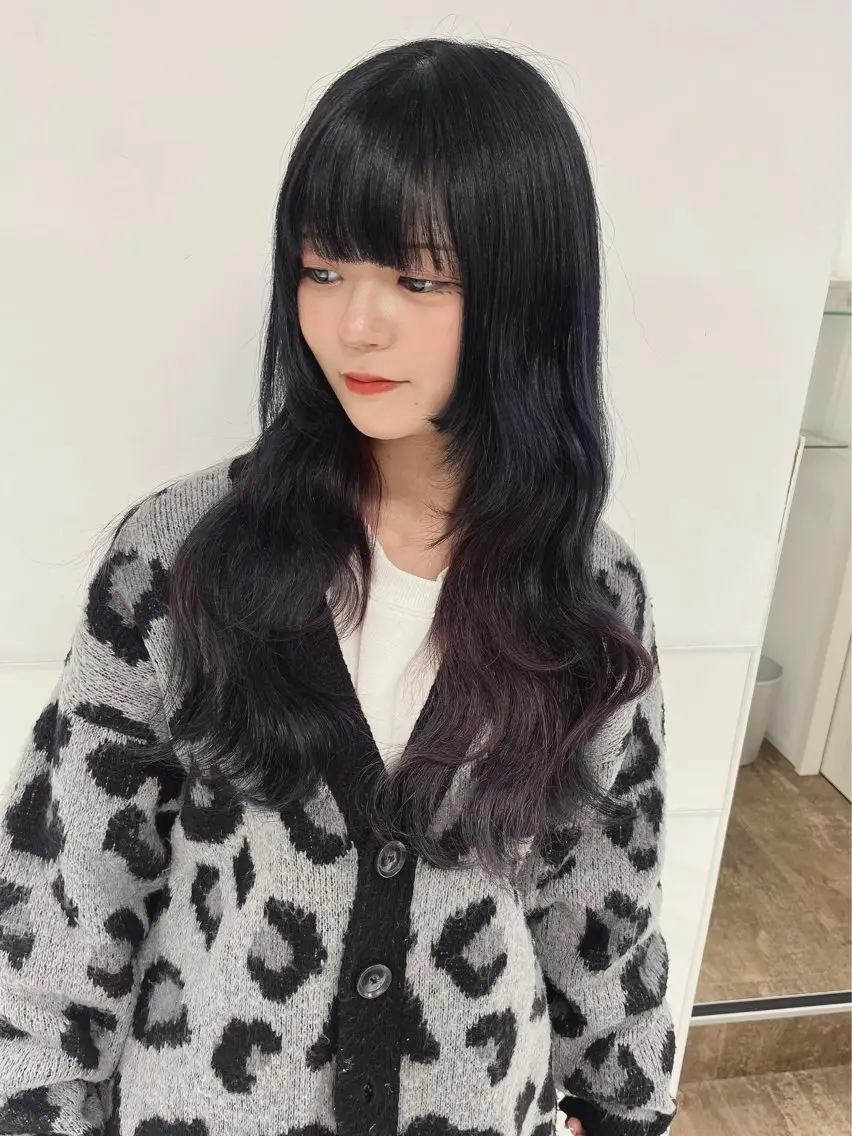 セミロング レイヤーカット りおな/髪質改善/ カラー /平尾のヘアスタイル