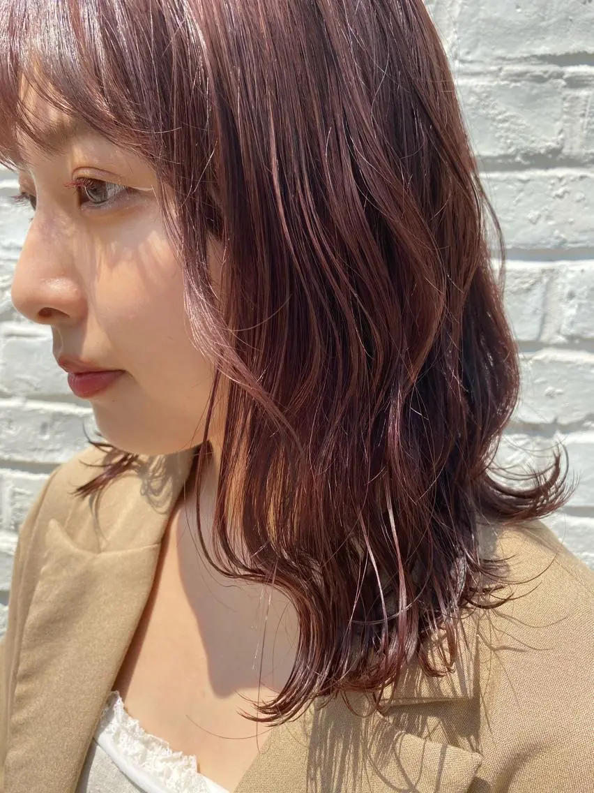 ヘアカラー➕ダメージ補修☝︎女性限定✨の写真