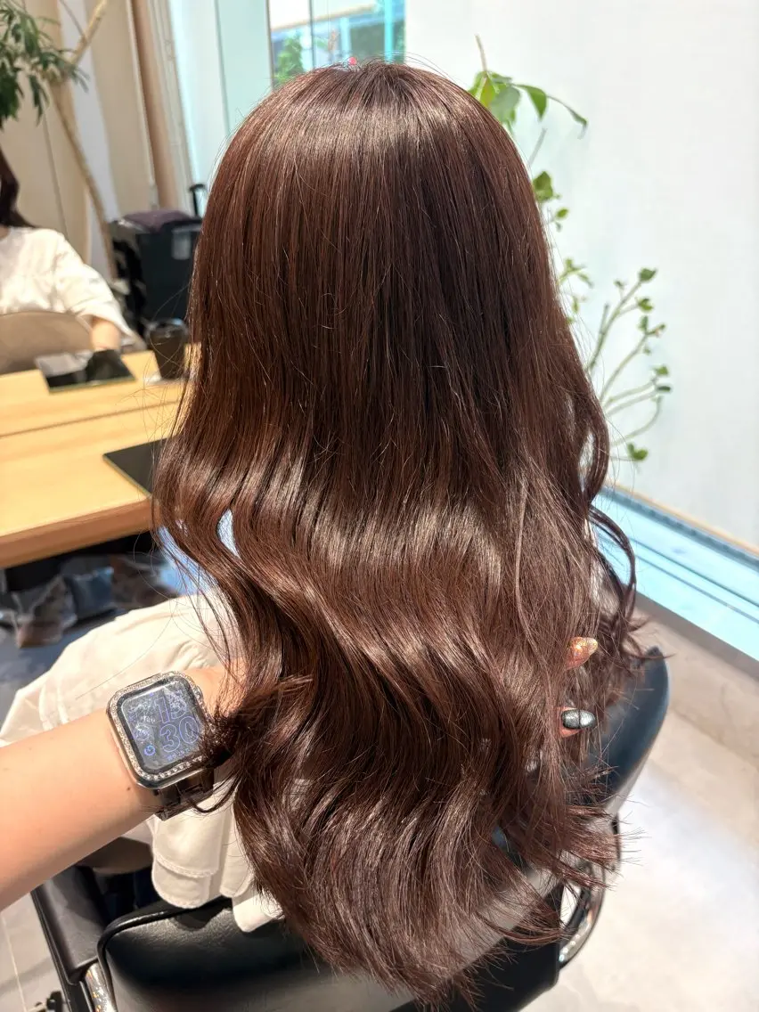 ロング カラー カット ヘアカラー トリートメント ヘアセット 垢抜け/レイヤー /艶カラー🪼風香のヘアスタイル