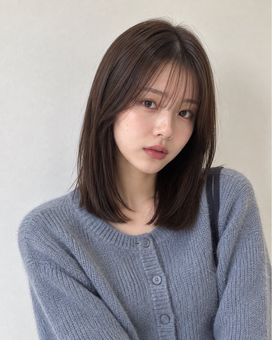 ミディアム カラー カット ヘアカラー トリートメント 新宿/モテ🤍 トレンドヘア/ワカナのヘアスタイル