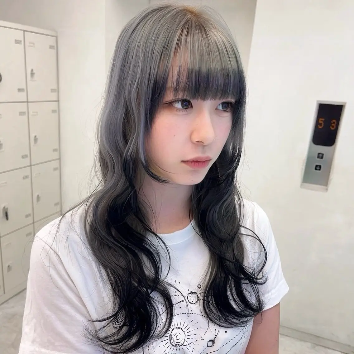 ロング ヘアカラー 池袋 egoのヘアスタイル