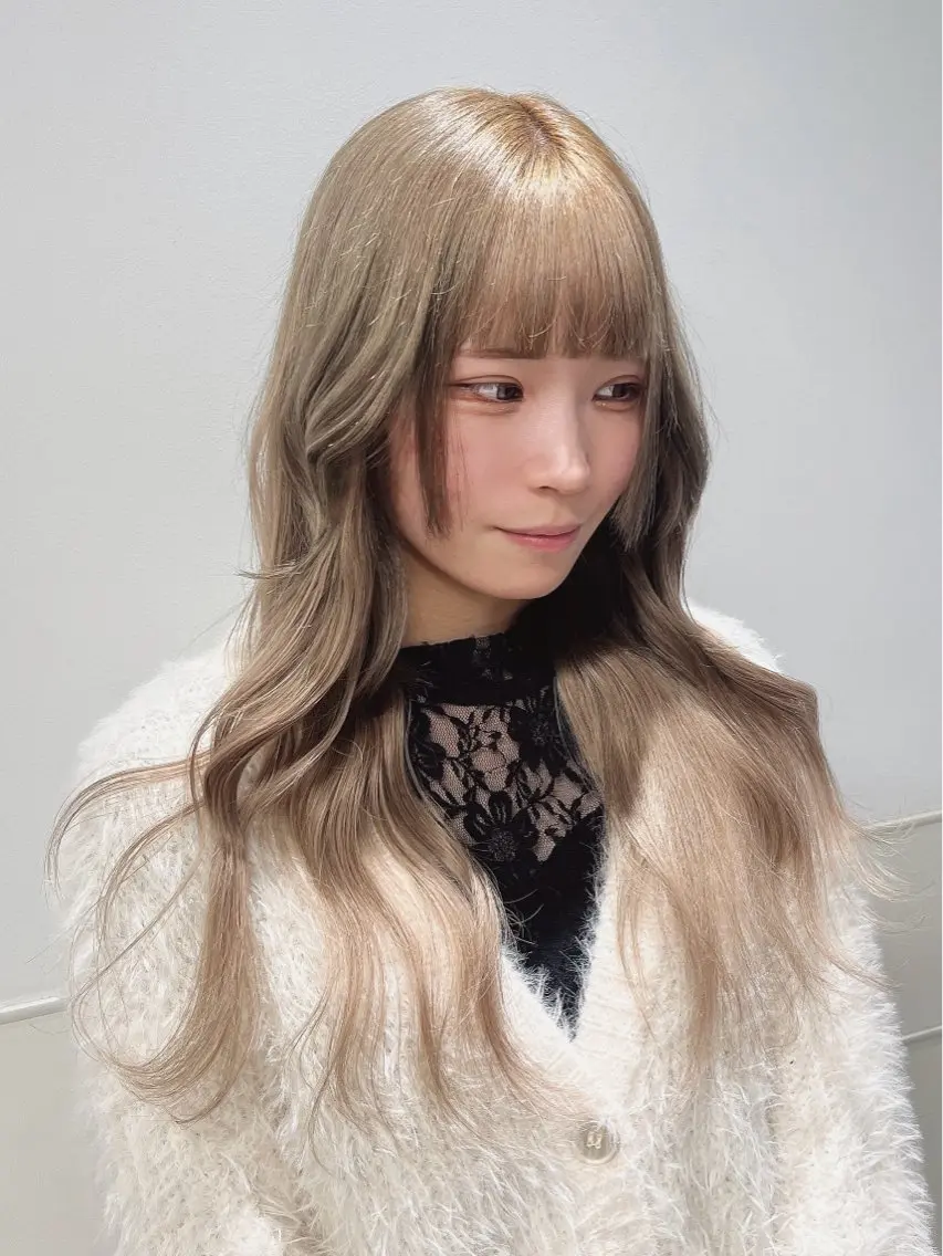 ロング シールエクステ エクステ エクステ りおな/髪質改善/ カラー /平尾のヘアスタイル
