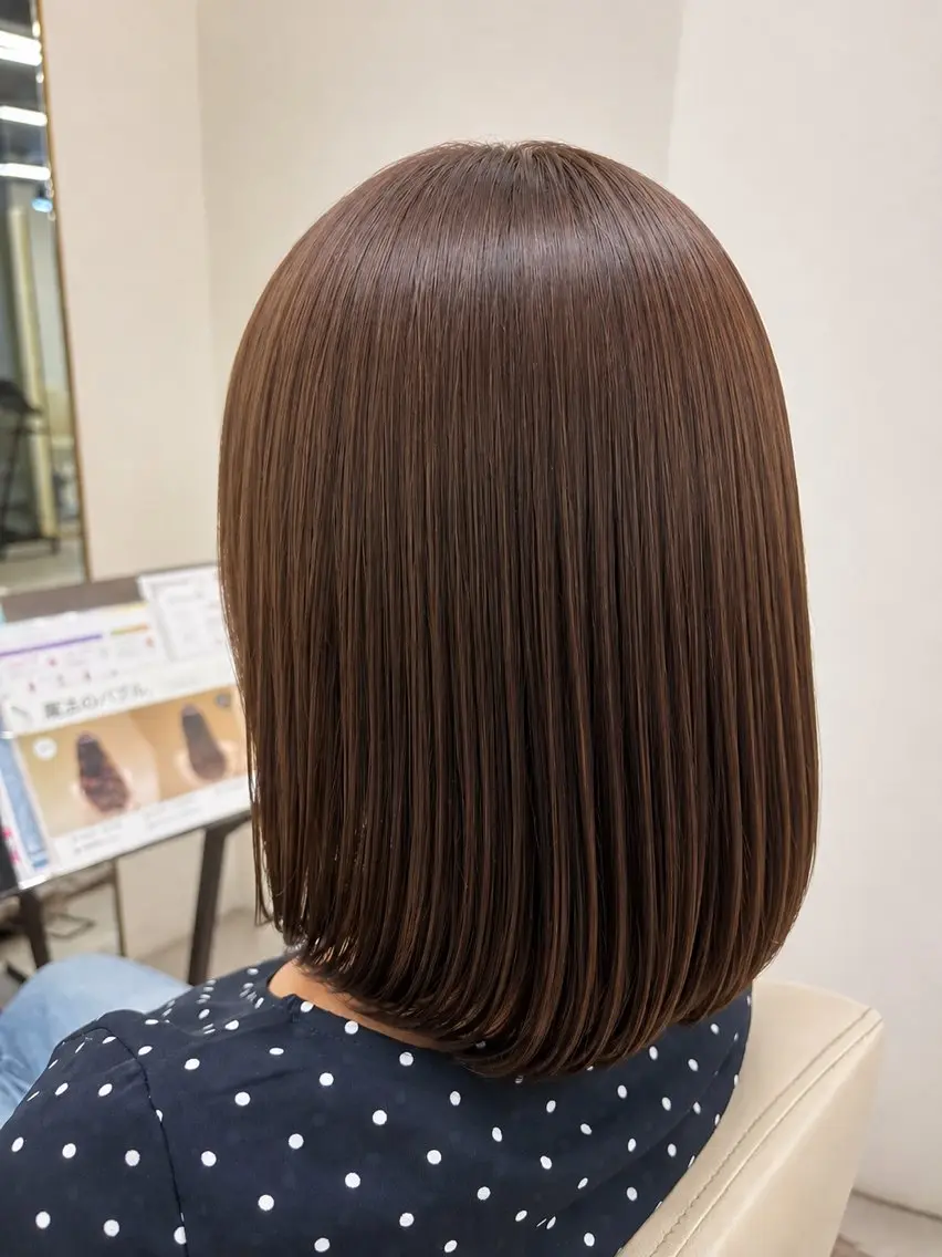 ミディアム 竹谷 奈津実のヘアスタイル