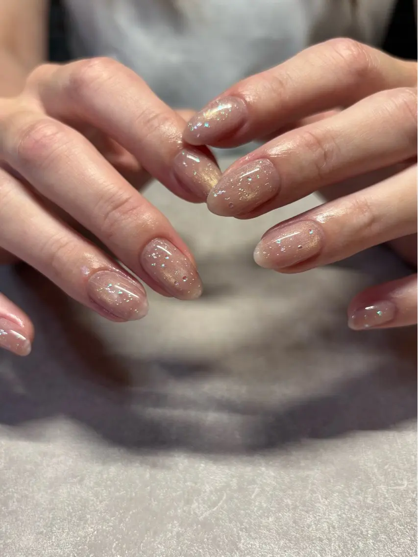 ネイル ホログラムネイル ハンドネイル nails by sayaのネイルデザイン