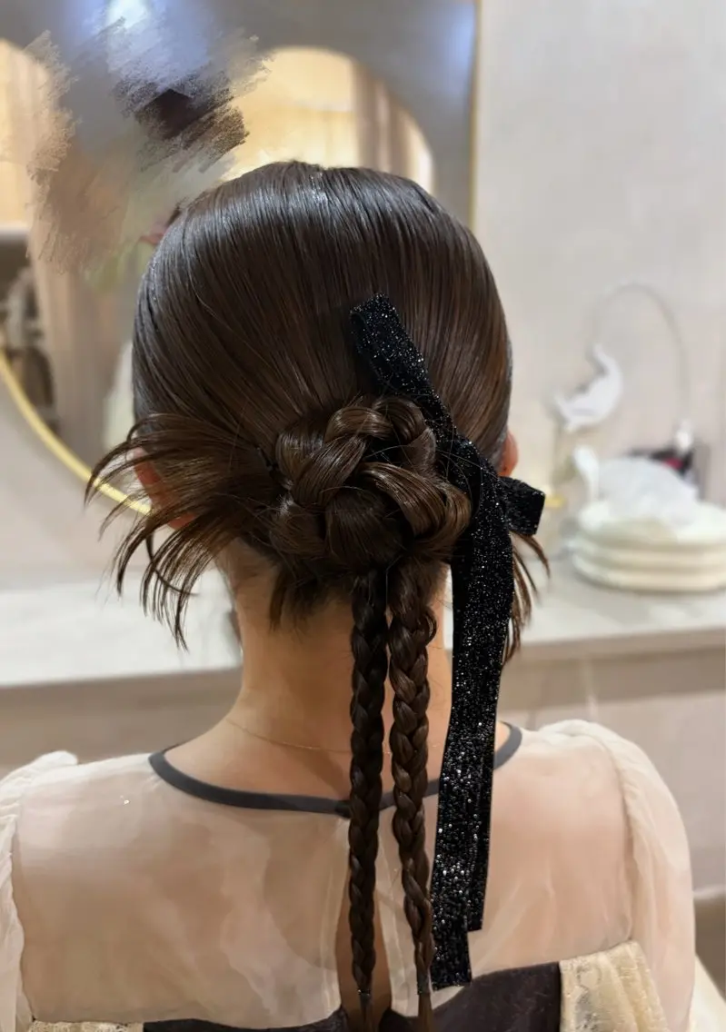 ヘアアレンジ ヘアセット な つ き/ CURE♡のヘアスタイル