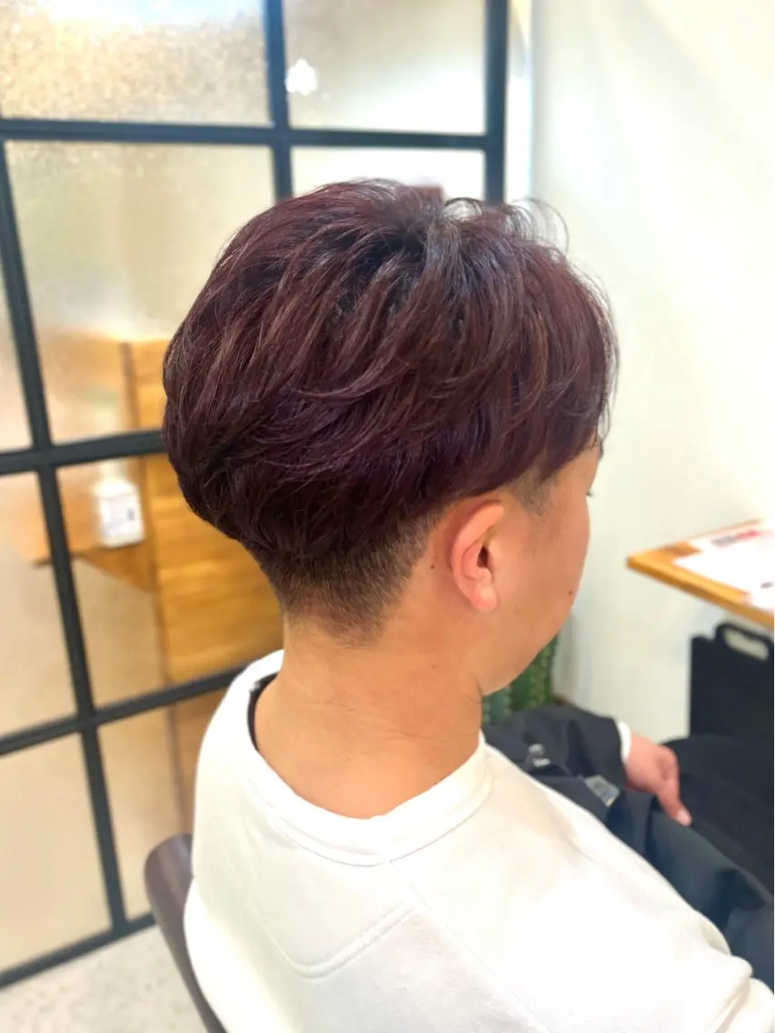 ✨メンズカット×艶カラー×眉カット✨の写真