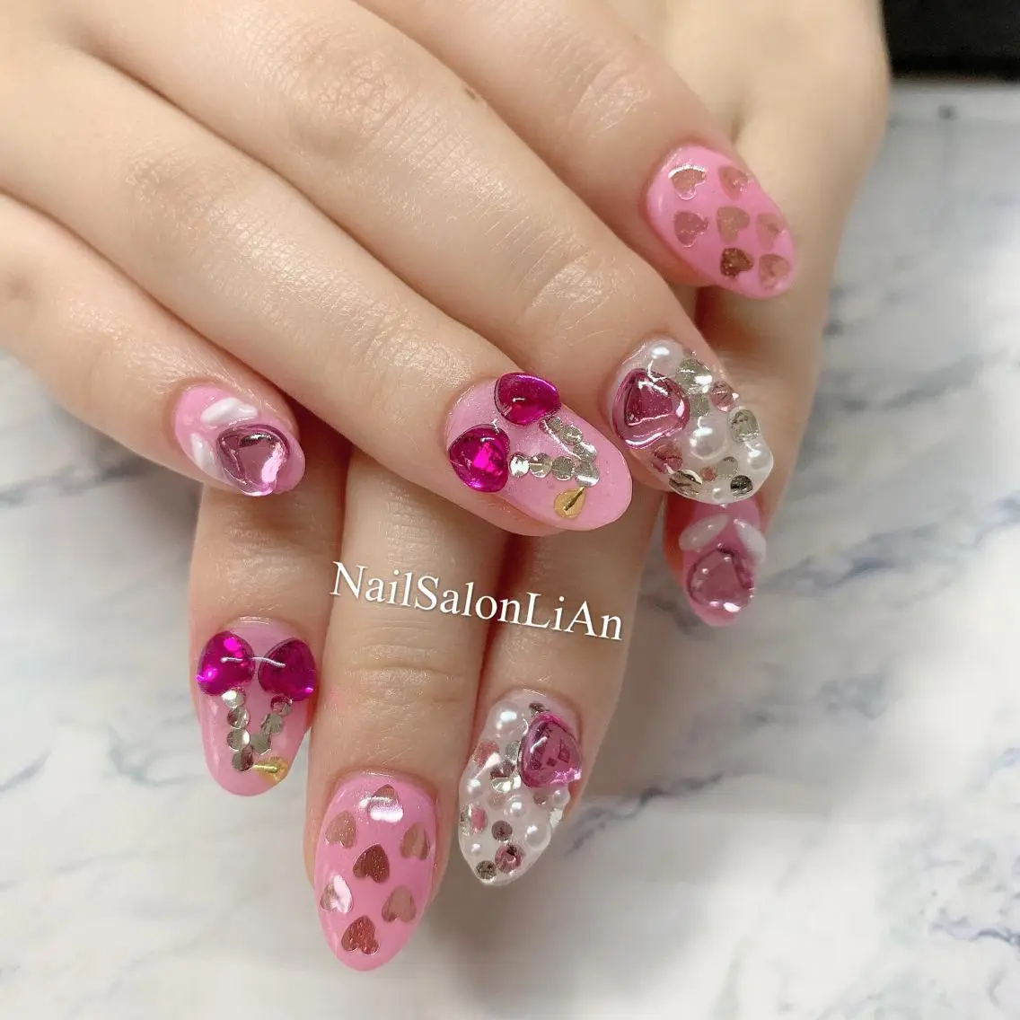 ネイル 持ち込み ハンドネイル NailSalon LiAnのネイルデザイン