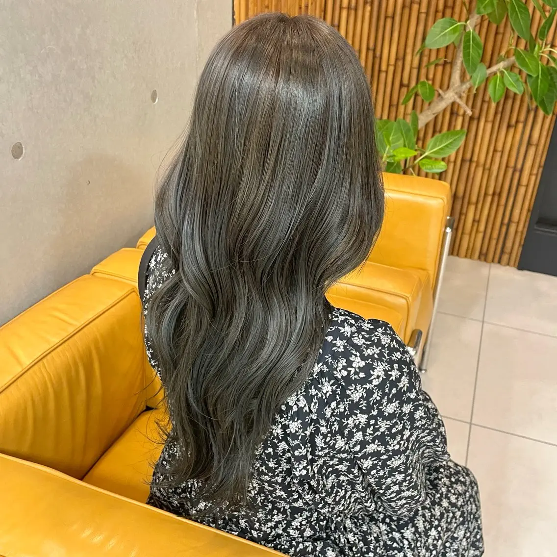 ロング カラー ヘアアレンジ ブリーチ ✨️髪質改善✨️ツヤ カラー✨️竹脇美奈のヘアスタイル