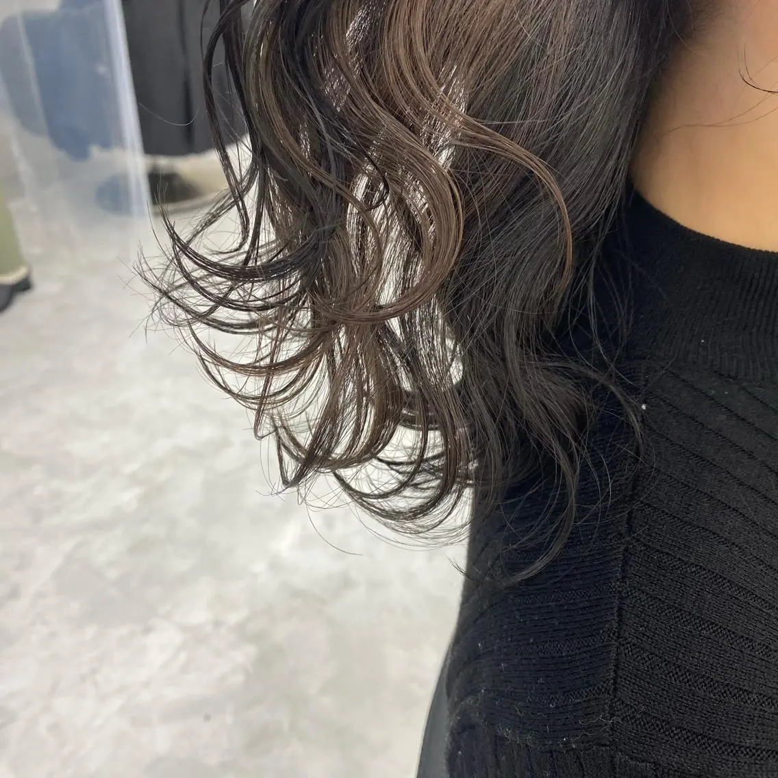 ミディアム カラー ヘアアレンジ カット ヘアカラー mai🍑暖色カラー /レイヤー💖のヘアスタイル