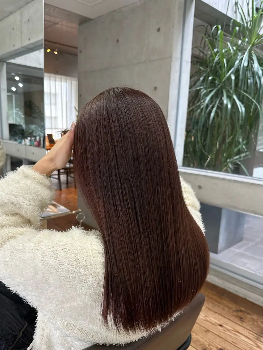 ミディアム ヘアカラー MISAKI ‎のヘアスタイル