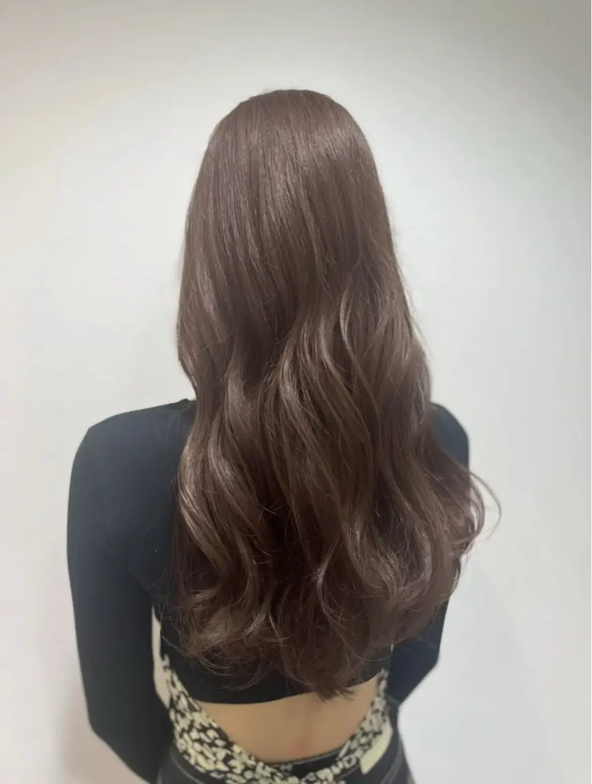 ロング カラー カット ヘアカラー トリートメント 透明感カラー／ 艶感カラー／RAMUのヘアスタイル