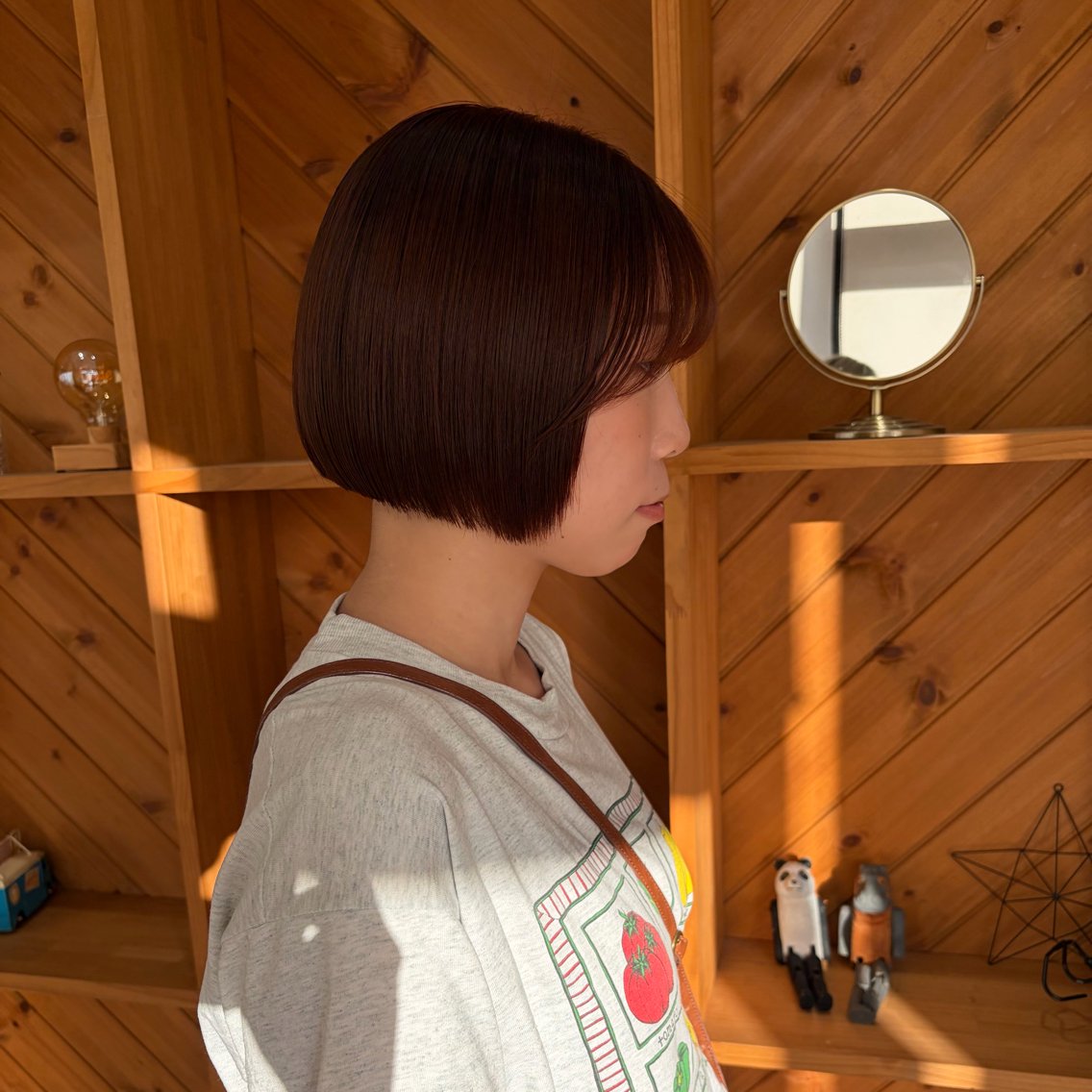 ショート ボブ カット 中野 莉子のマツエク・マツパデザイン