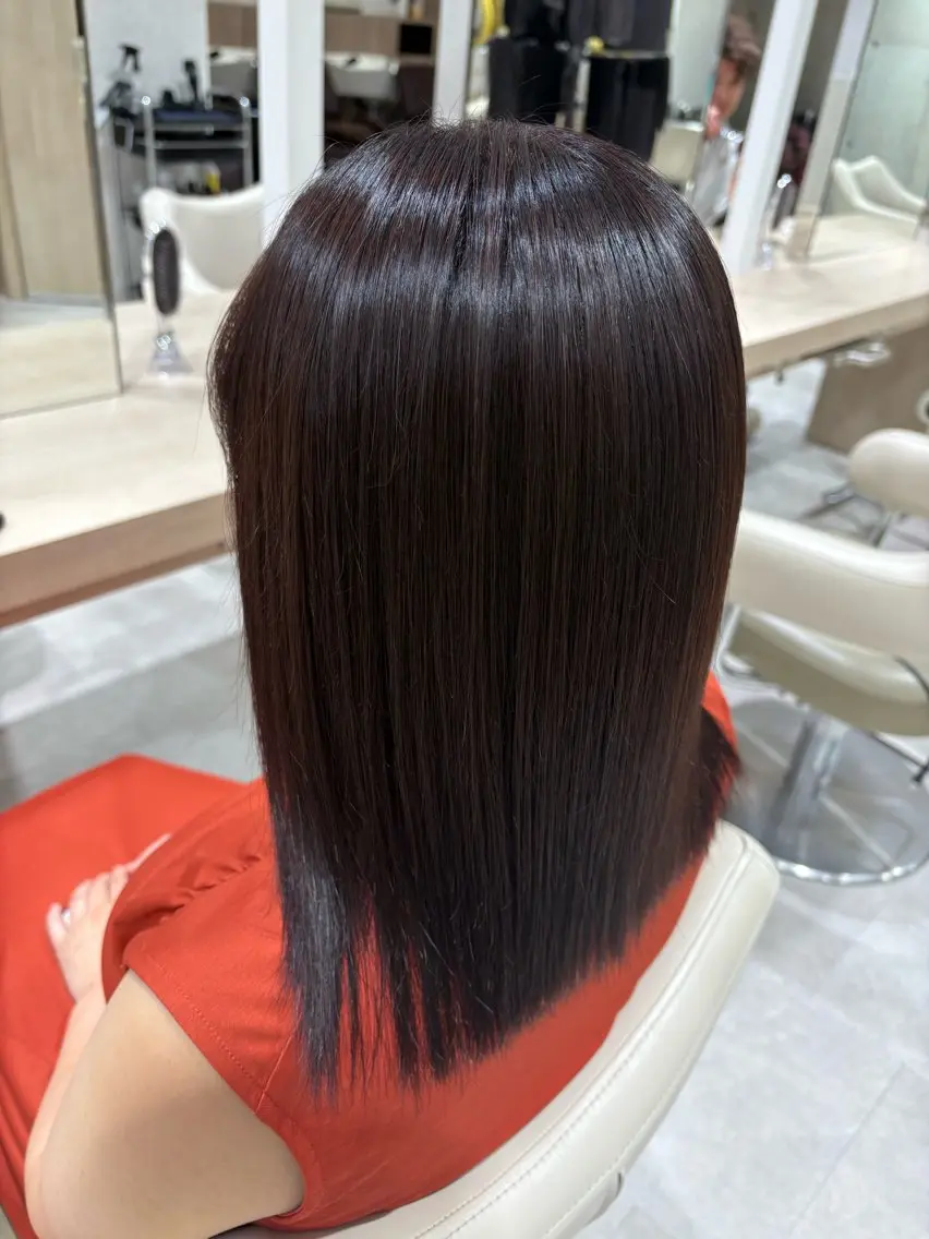 ミディアム ヘアカラー 🍀モデル募集中🍀 山田さくらのヘアスタイル