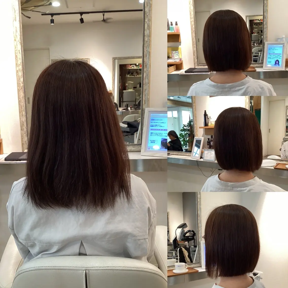 ショート 髪質改善 似合わせカット カット 縮毛矯正 hair bonitaのヘアスタイル