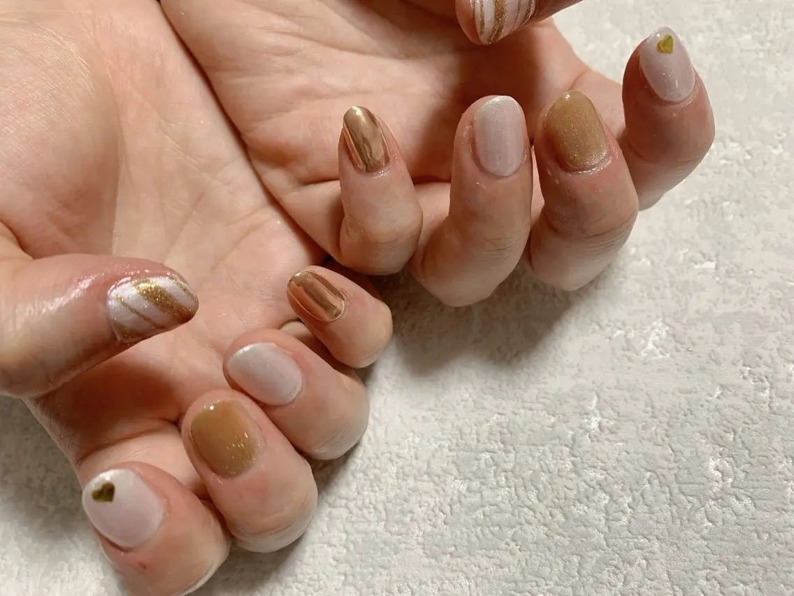 ネイル ジェルネイル 韓国ネイル メンズネイル パラジェル ブライダルネイル kiki nail たまプラーザのネイルデザイン