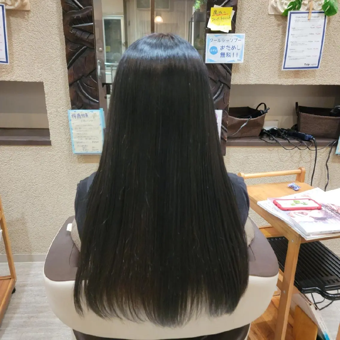 カット+縮毛矯正⭐️人気NO2⭐️自然にまとまるサラサラ髪へ⭐️《初回限定》¥10450の写真