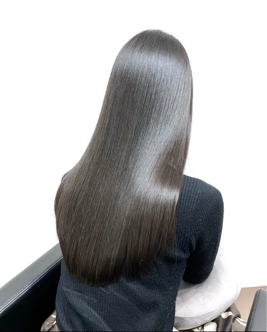 ロング 髪質改善 縮毛矯正 神戸ボブ✂️ ioe三宮/田 伸佳のヘアスタイル