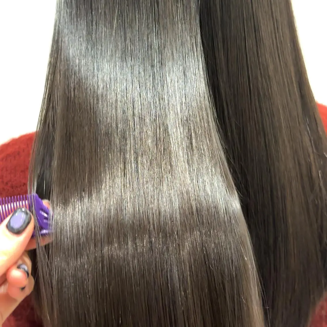 ロング カット ヘアカラー トリートメント 柔らかハイトーン/ 美髪💙ྀི/ミナルのヘアスタイル