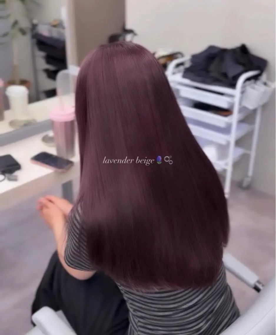 【モデル様限定価格】 💘ブリーチなしワンカラー💘(シャンプーブロー代込)¥10,450→¥5,225の写真