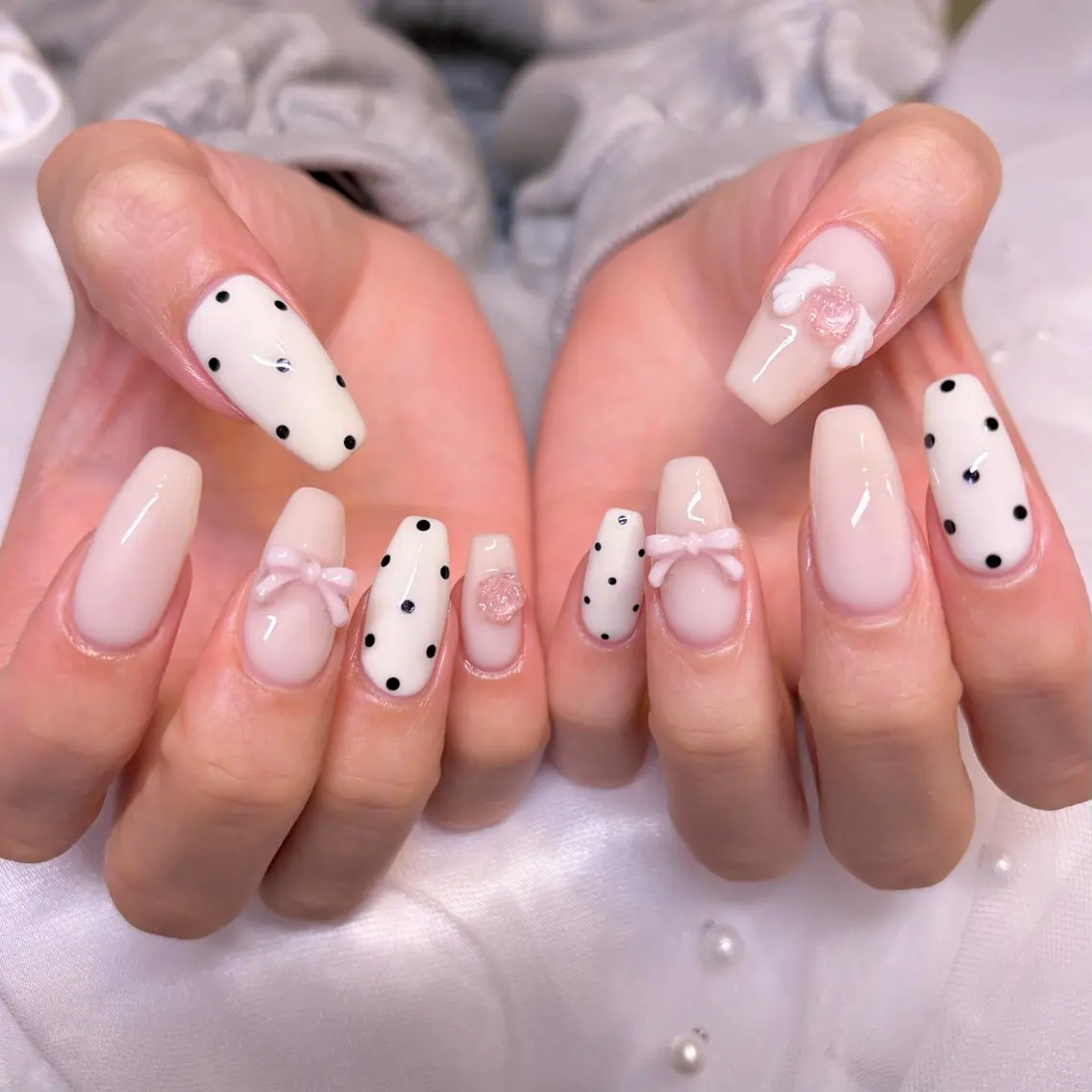 ネイル ドット ガーリー nail salon e'mu💐のネイルデザイン