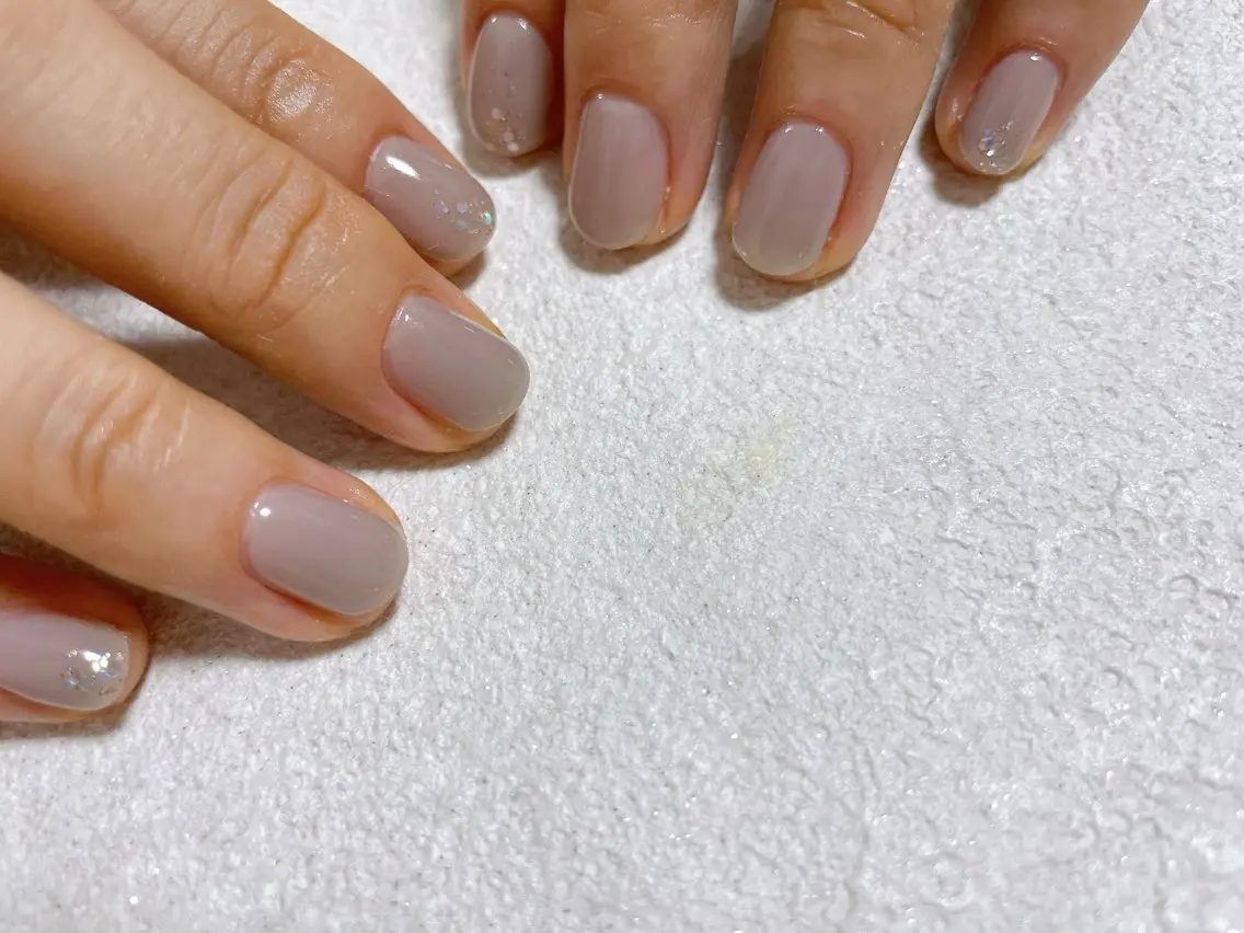 ネイル オーロラネイル フットネイル フレンチネイル ジェルネイル 韓国ネイル mogunail &blowのネイルデザイン