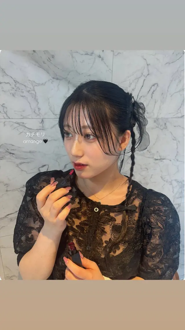 ヘアアレンジ キムラ ユウリのヘアスタイル
