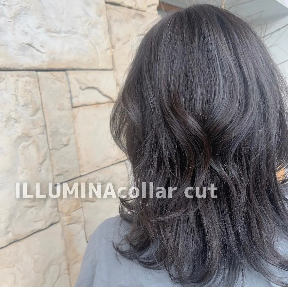 ミディアム F-LILA (リラ)Ainaのヘアスタイル