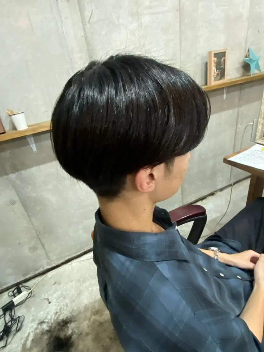 メンズ マッシュ 松木 愛菜のヘアスタイル