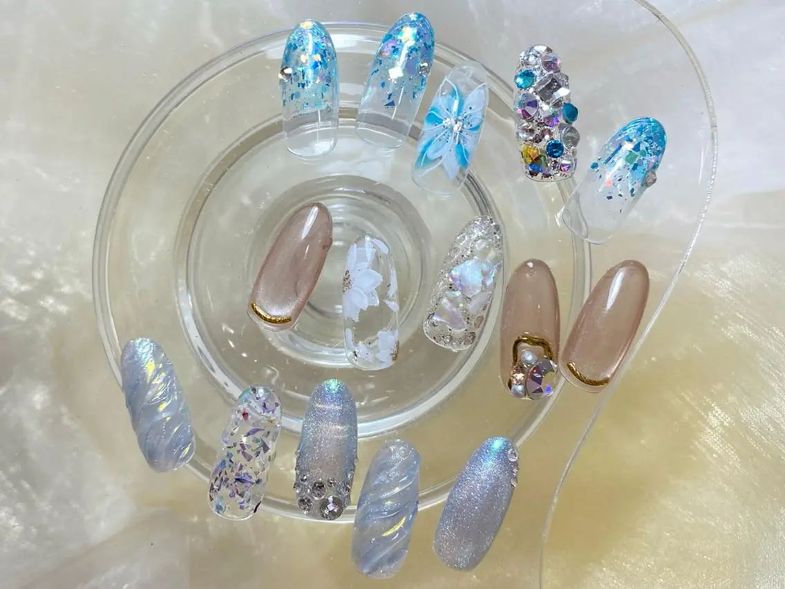 ネイル ハンドネイル orbe 芳長のネイルデザイン