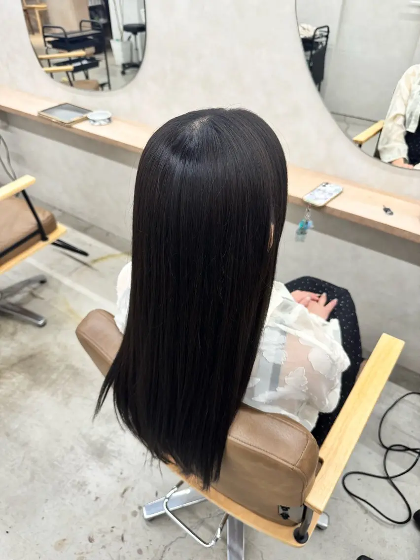 ロング カラー カット ヘアカラー miu-YUCCA モデル様募集中のヘアスタイル