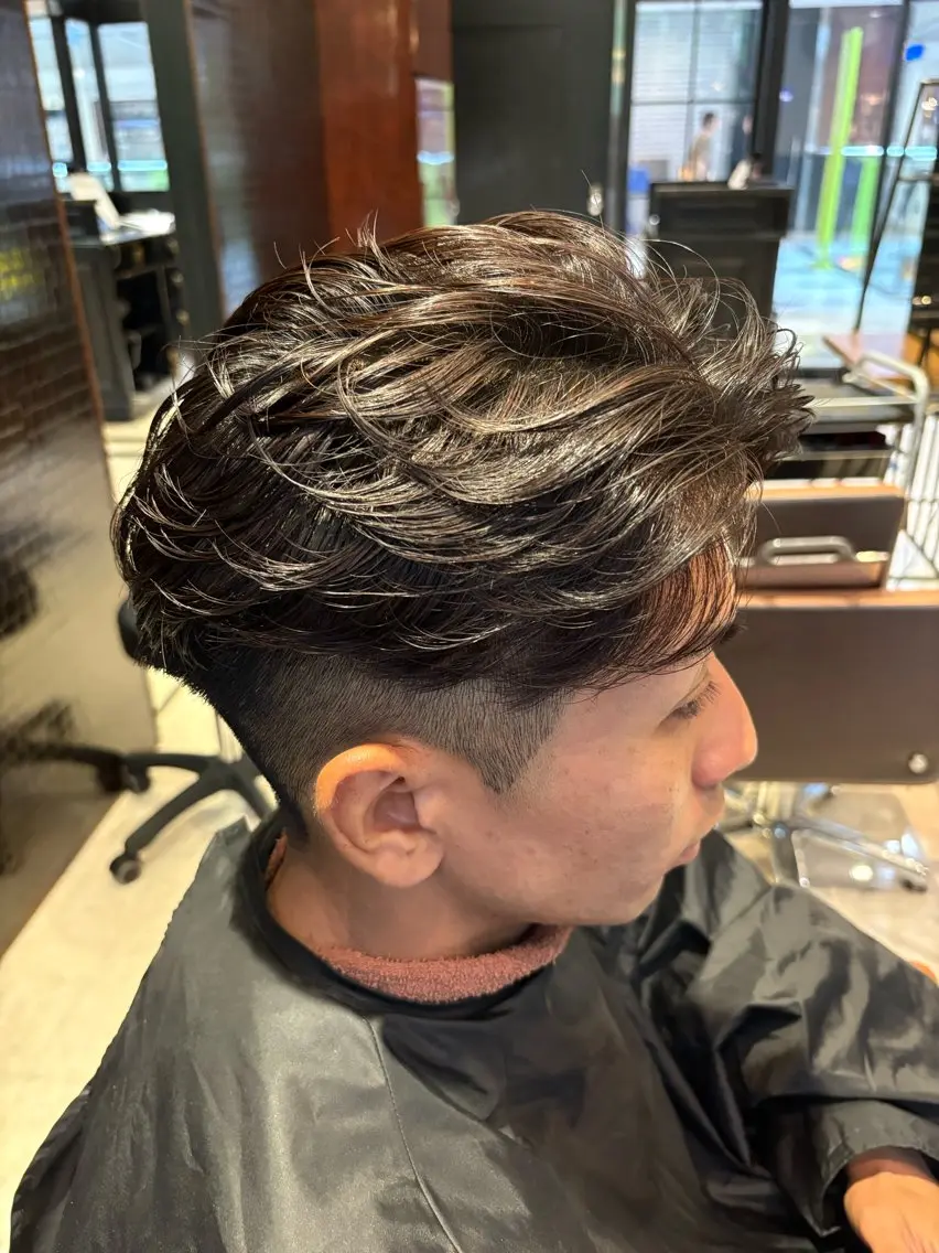 パーマ メンズ shi men'sパーマ特化のヘアスタイル