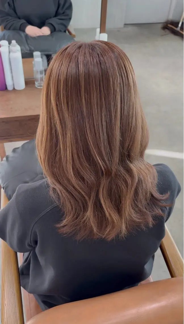 ミディアム カット ヘアカラー トリートメント SONO 【一宮】のヘアスタイル
