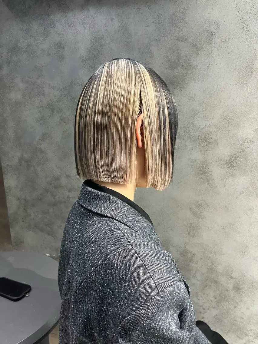 カラー ウルフ🦋顔まわり ❤︎ ͛めいのヘアスタイル