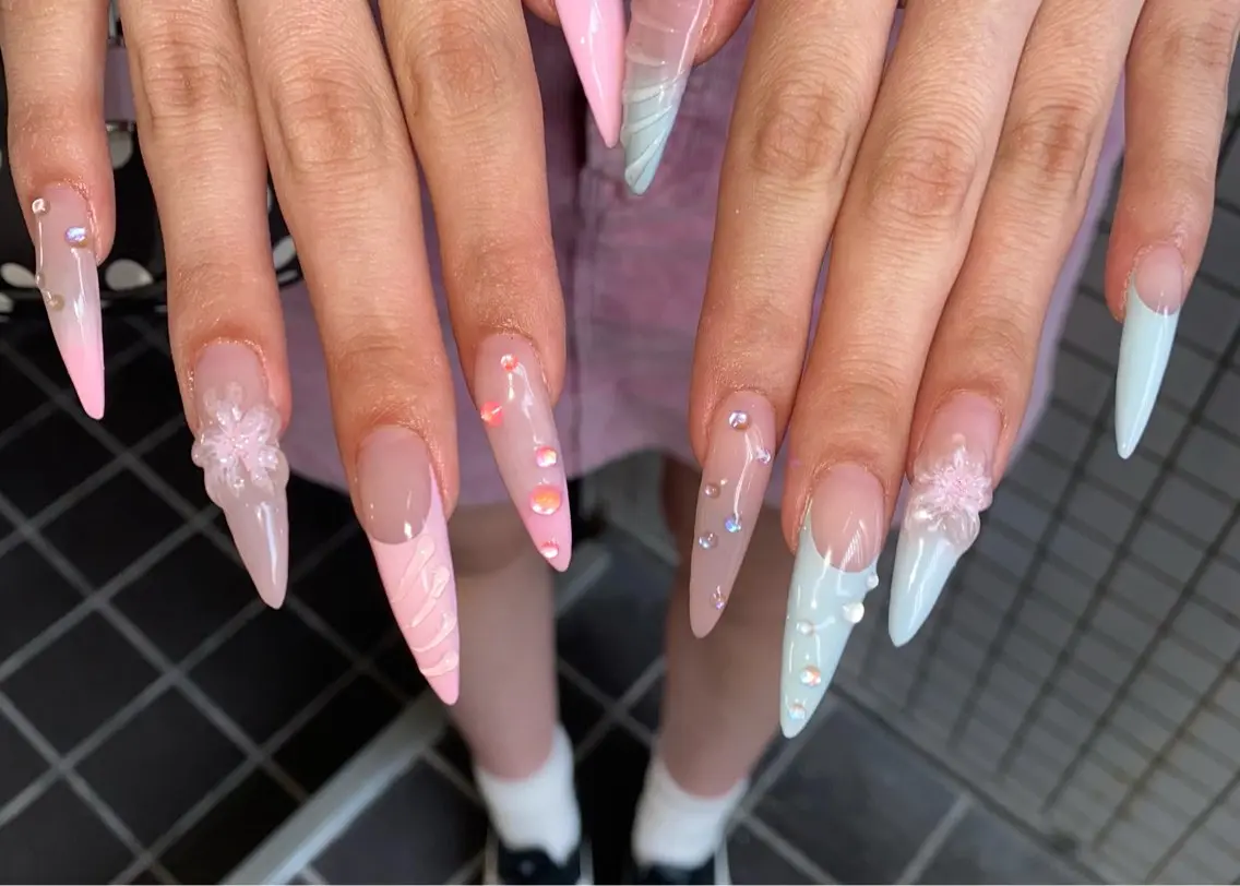 ネイル nano/きもかわ nail🐬🫧のネイルデザイン