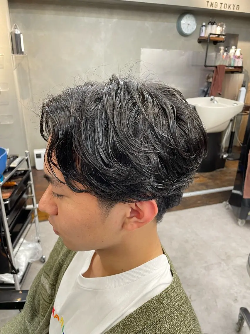 パーマ メンズ 🎀ブリーチ/メンズ ひより🎀のヘアスタイル