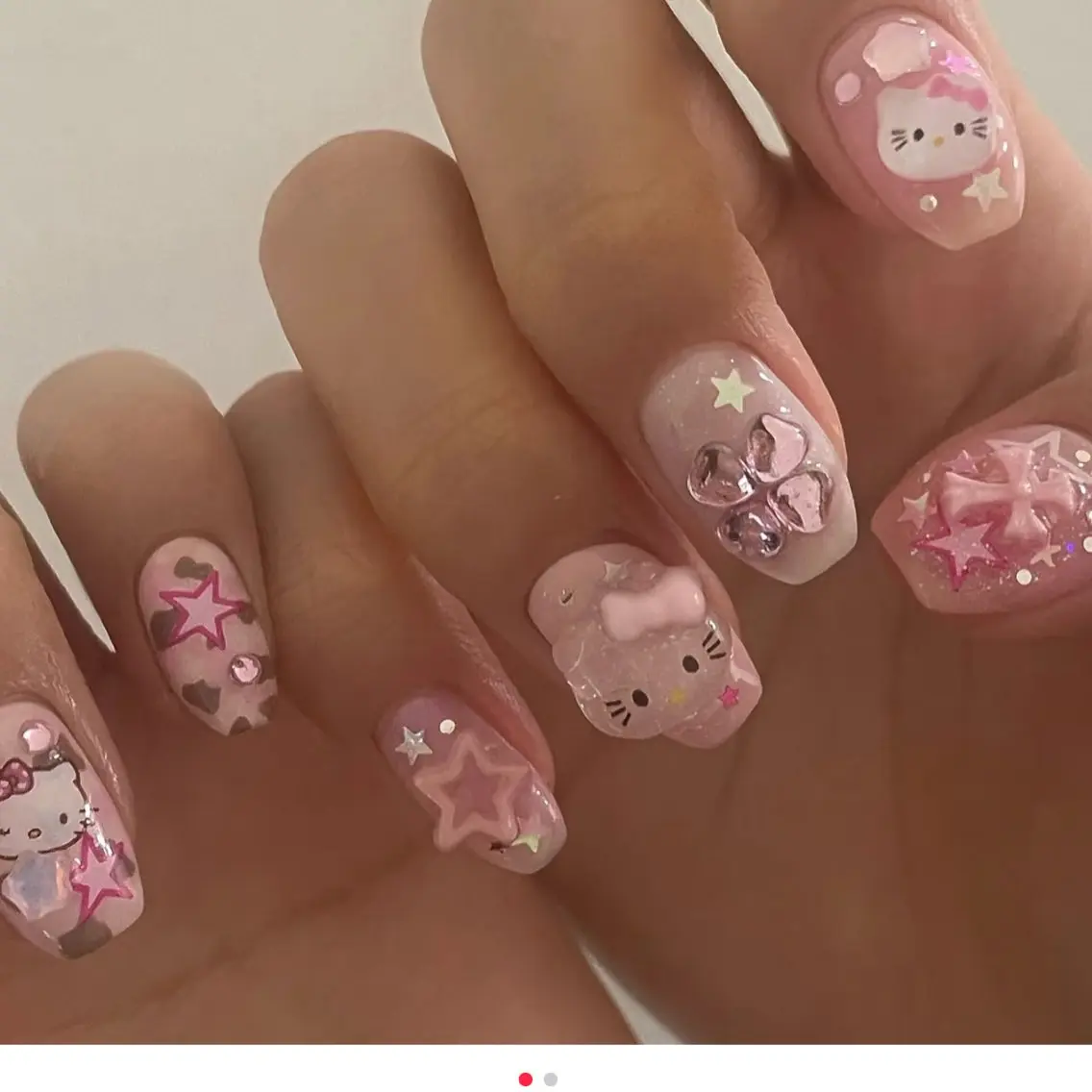 ネイル アートネイル オーロラネイル チークネイル フレンチネイル ガラスフレンチ ハンドネイル 🎀🎀YooLi Nail Salonのネイルデザイン