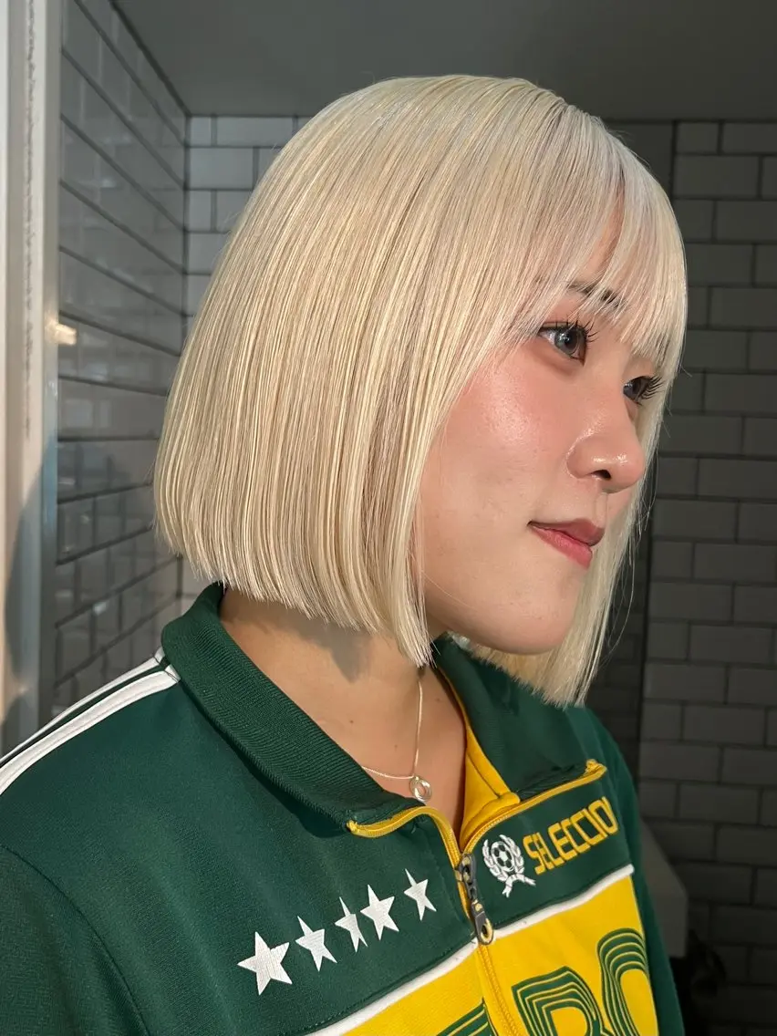 カラー ブリーチ縮毛矯正 / DAIA🔥のヘアスタイル