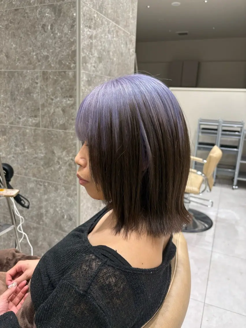 ミディアム ヘアカラー 海外風/レイヤー/ ブリーチ/shionのヘアスタイル