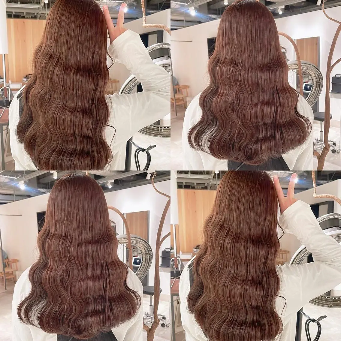 カラー ブリーチ ブラウンカラー ブリーチなしカラー ヘアカラー トリートメント 渋谷:インナーカラー ／🍒エリカ🍒のヘアスタイル