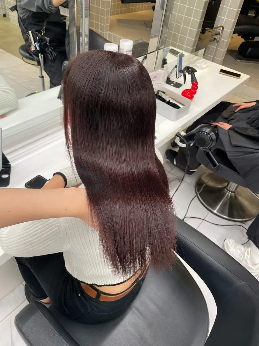 ロング カラー ヘアアレンジ 💗横浜美容室 💗HARUNAのヘアスタイル