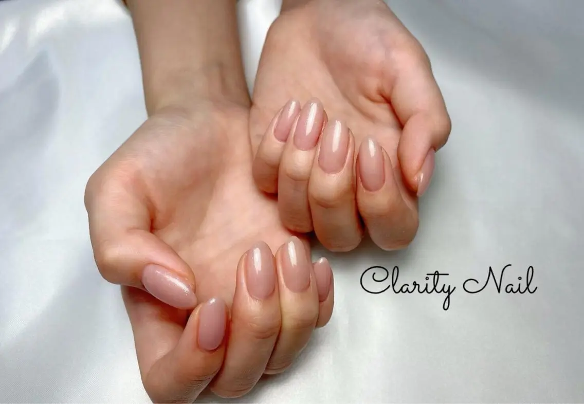 ネイル ワンカラーネイル ハンドネイル Clarity Nailのネイルデザイン