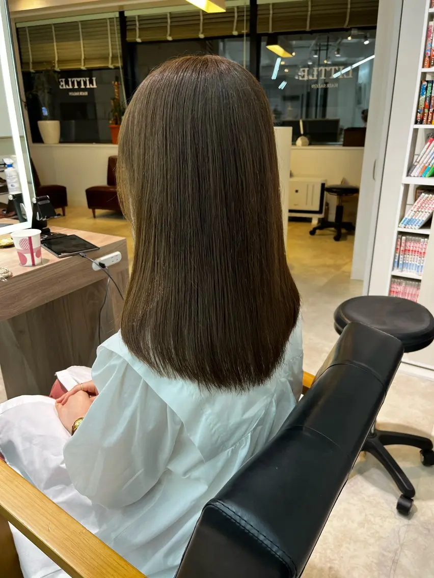 ロング カラー レイヤー🩵透明感 ೀユイ🌙のヘアスタイル